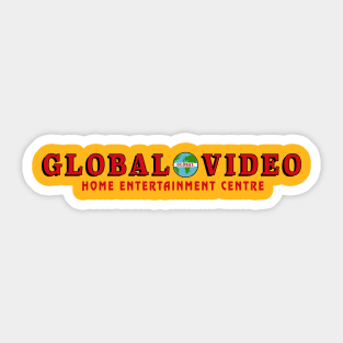 Global Video Store Sticker
